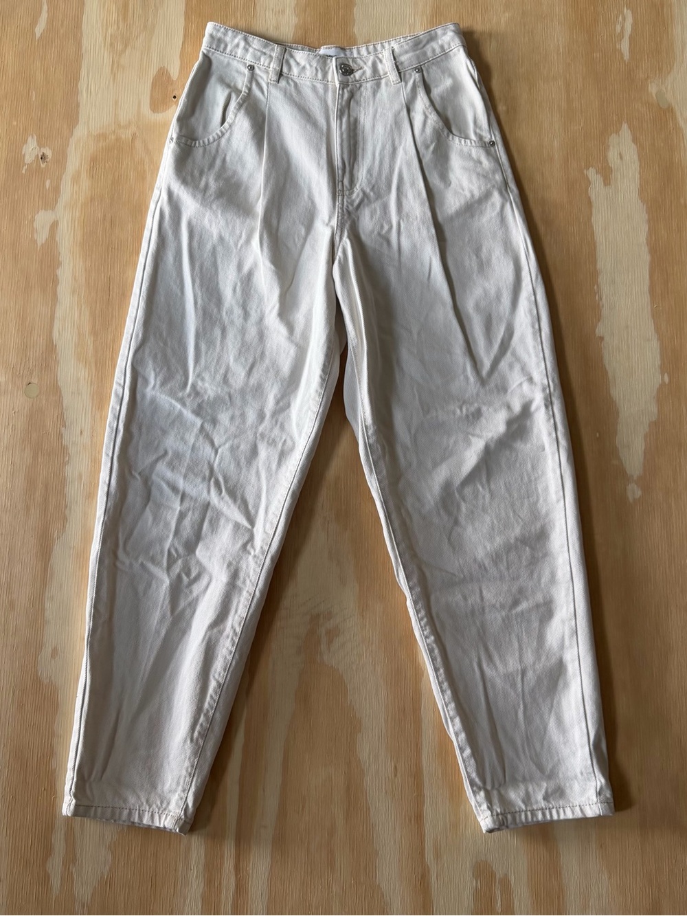 MANGO Women’s Regina Slouchy Cream Jeans